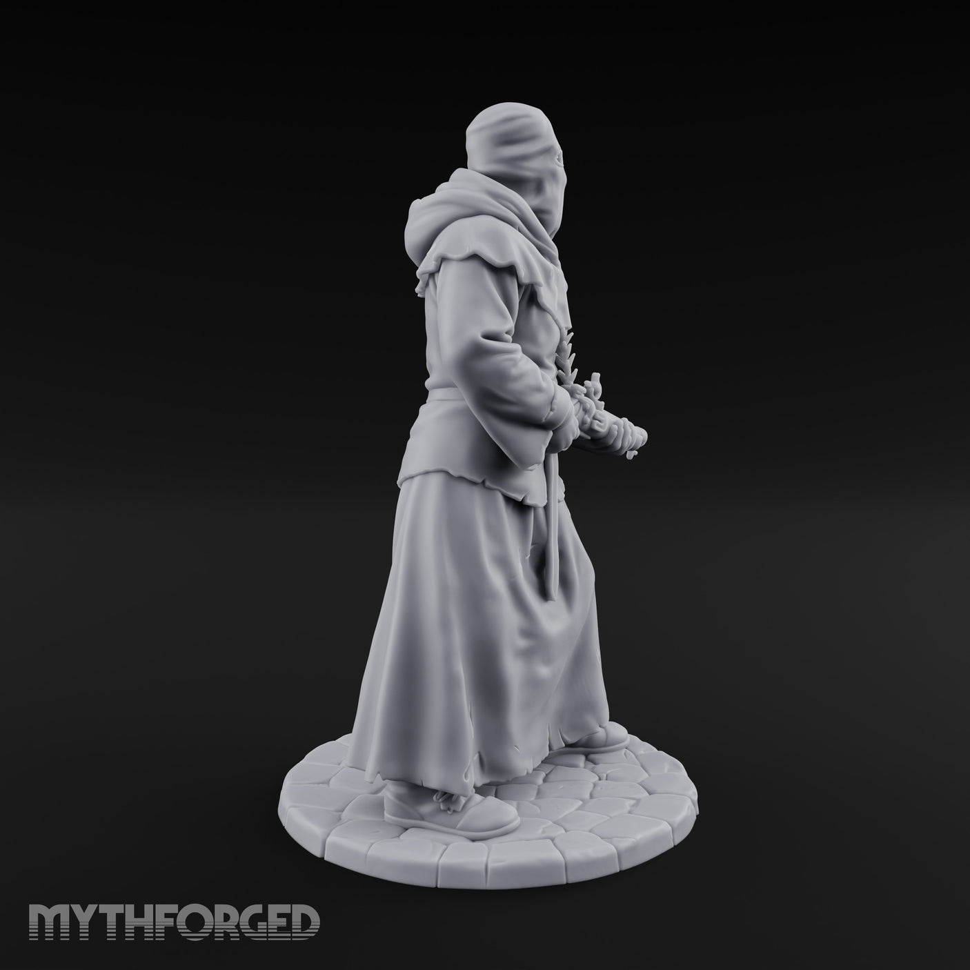 Blunderbuss Bearing Human Cultist Miniature for Dungeons and Dragons, Pathfinder or other TTRPGs