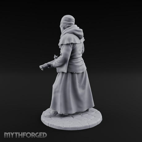 Blunderbuss Bearing Human Cultist Miniature for Dungeons and Dragons, Pathfinder or other TTRPGs