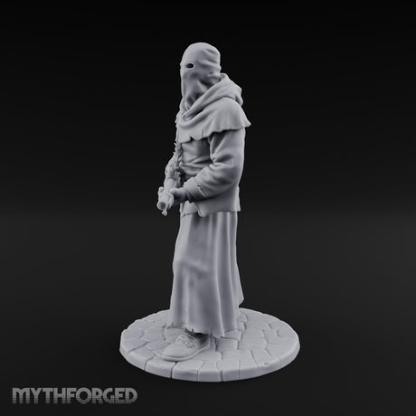 Blunderbuss Bearing Human Cultist Miniature for Dungeons and Dragons, Pathfinder or other TTRPGs