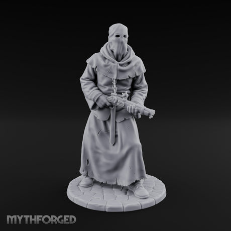 Blunderbuss Bearing Human Cultist Miniature for Dungeons and Dragons, Pathfinder or other TTRPGs