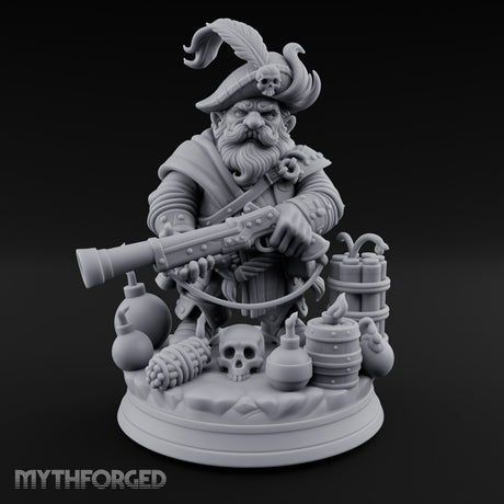 Blunderbuss Brandishing Dwarf Pirate gallery 1