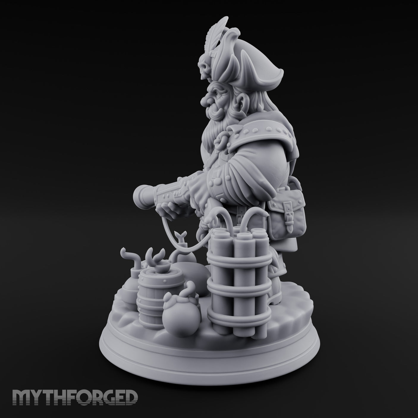 Blunderbuss Brandishing Dwarf Pirate gallery 7