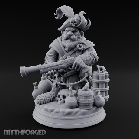 Blunderbuss Brandishing Dwarf Pirate gallery 9