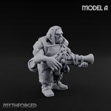 Blunderbuss Clutching Ogre Blunderbussier A Miniature for Dungeons and Dragons, Pathfinder or other TTRPGs