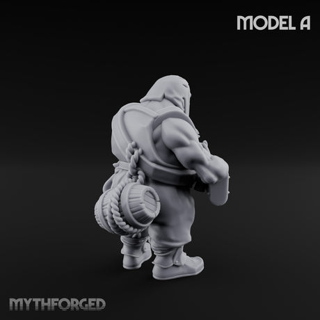 Blunderbuss Clutching Ogre Blunderbussier A Miniature for Dungeons and Dragons, Pathfinder or other TTRPGs