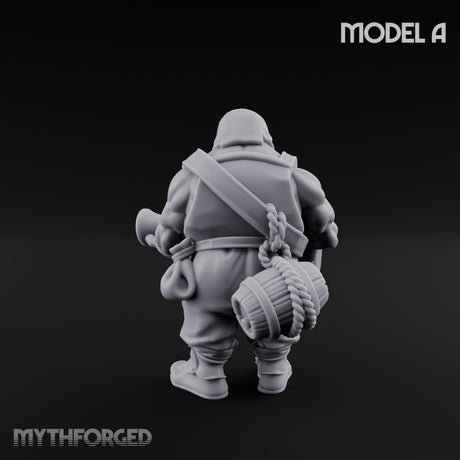 Blunderbuss Clutching Ogre Blunderbussier A Miniature for Dungeons and Dragons, Pathfinder or other TTRPGs