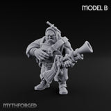 Blunderbuss Clutching Ogre Blunderbussier B Miniature for Dungeons and Dragons, Pathfinder or other TTRPGs