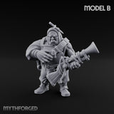 Blunderbuss Clutching Ogre Blunderbussier B Miniature for Dungeons and Dragons, Pathfinder or other TTRPGs