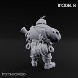Blunderbuss Clutching Ogre Blunderbussier B Miniature for Dungeons and Dragons, Pathfinder or other TTRPGs