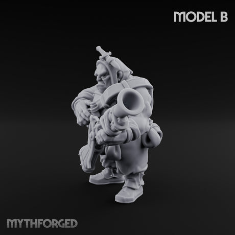 Blunderbuss Clutching Ogre Blunderbussier B Miniature for Dungeons and Dragons, Pathfinder or other TTRPGs