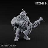 Blunderbuss Clutching Ogre Blunderbussier B Miniature for Dungeons and Dragons, Pathfinder or other TTRPGs