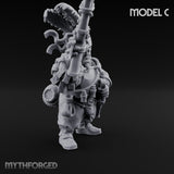 Blunderbuss Clutching Ogre Blunderbussier C Miniature for Dungeons and Dragons, Pathfinder or other TTRPGs