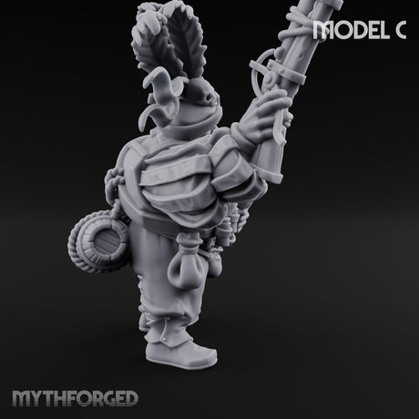 Blunderbuss Clutching Ogre Blunderbussier C Miniature for Dungeons and Dragons, Pathfinder or other TTRPGs