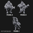 Blunderbuss Clutching Ogre Blunderbussiers Miniature for Dungeons and Dragons, Pathfinder or other TTRPGs