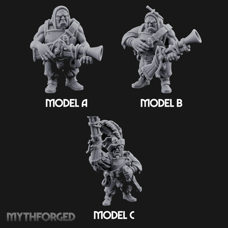 Blunderbuss Clutching Ogre Blunderbussiers Miniature for Dungeons and Dragons, Pathfinder or other TTRPGs