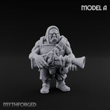 Blunderbuss Clutching Ogre Blunderbussiers Miniature for Dungeons and Dragons, Pathfinder or other TTRPGs