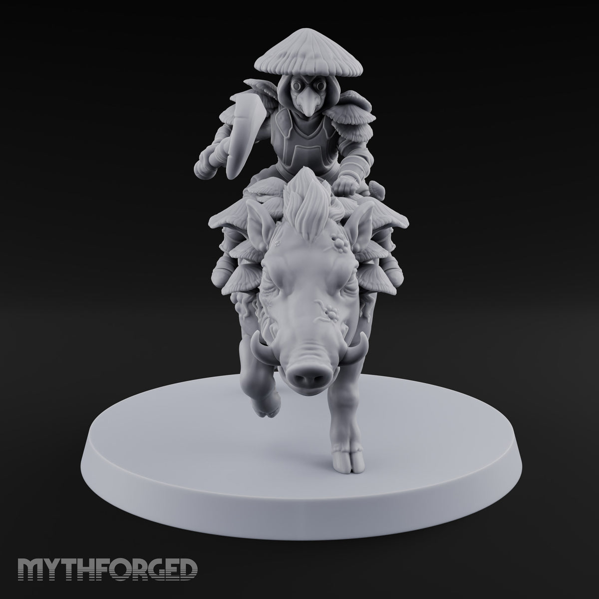 Truffle Hunt Gone Hostile Kenku Boar Rider