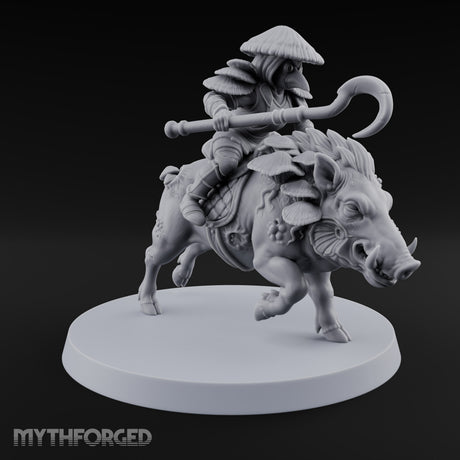 Truffle Hunt Gone Hostile Kenku Boar Rider