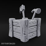 Handles Up, Hands Off Wooden Tool Box