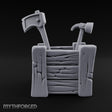 Handles Up, Hands Off Wooden Tool Box