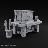 Blueprints Pinned, Keel Pending Wooden Boat Builder Workbench