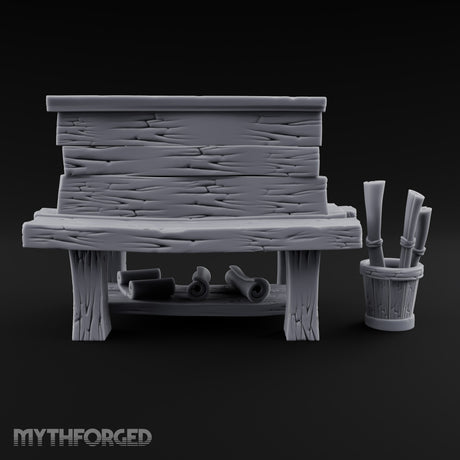 Blueprints Pinned, Keel Pending Wooden Boat Builder Workbench