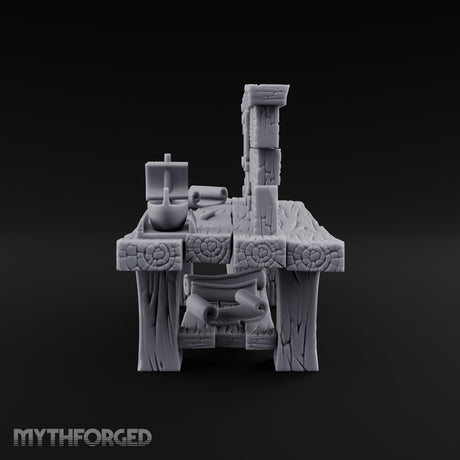 Blueprints Pinned, Keel Pending Wooden Boat Builder Workbench