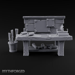 Blueprints Pinned, Keel Pending Wooden Boat Builder Workbench