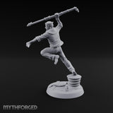 Boathook Swinging Human Sailor Miniature for Dungeons and Dragons, Pathfinder or other TTRPGs
