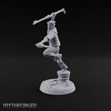 Boathook Swinging Human Sailor Miniature for Dungeons and Dragons, Pathfinder or other TTRPGs