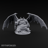 Wings Spread Wide Demon Lord Miniature for Dungeons and Dragons, Pathfinder or other TTRPGs