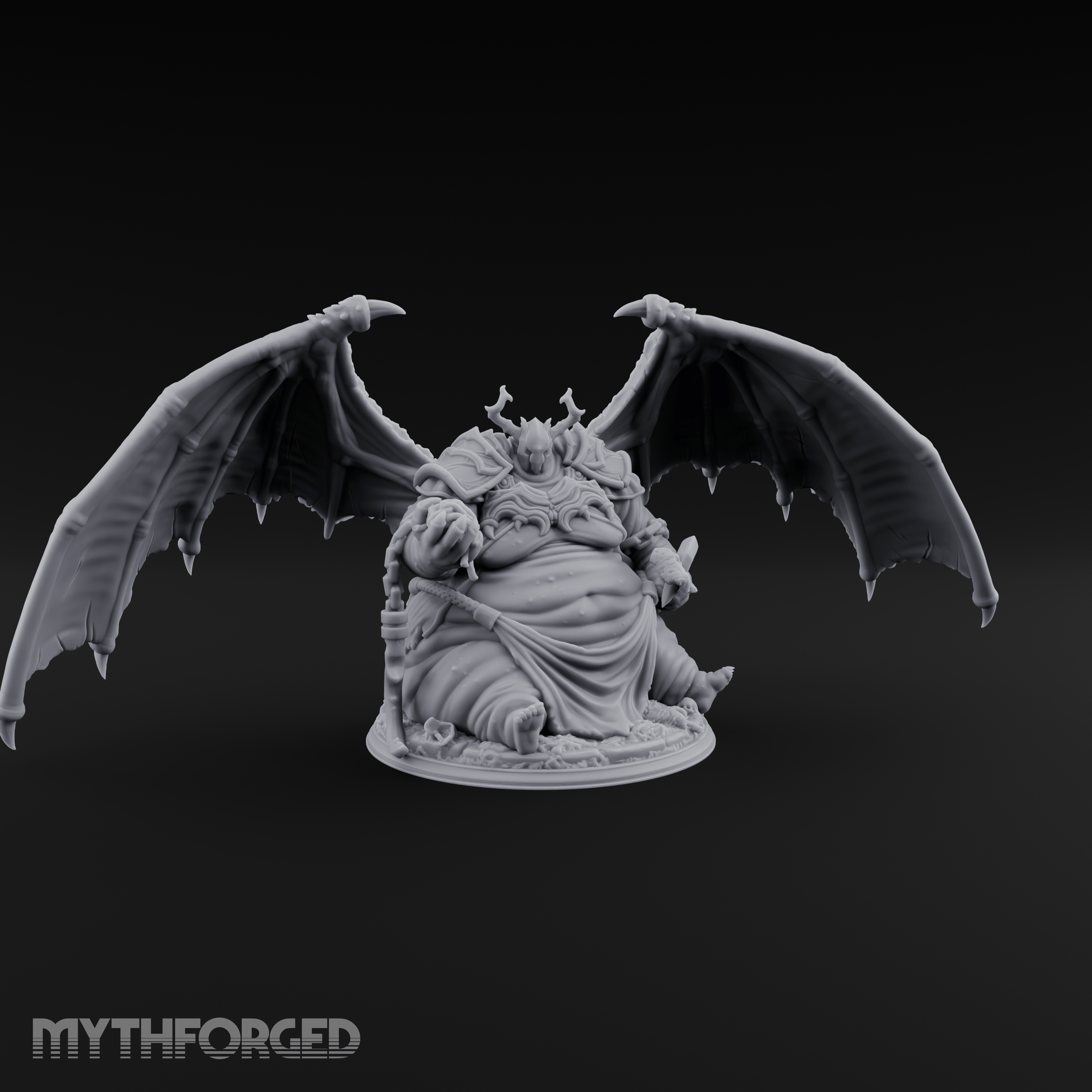 Wings Spread Wide Demon Lord