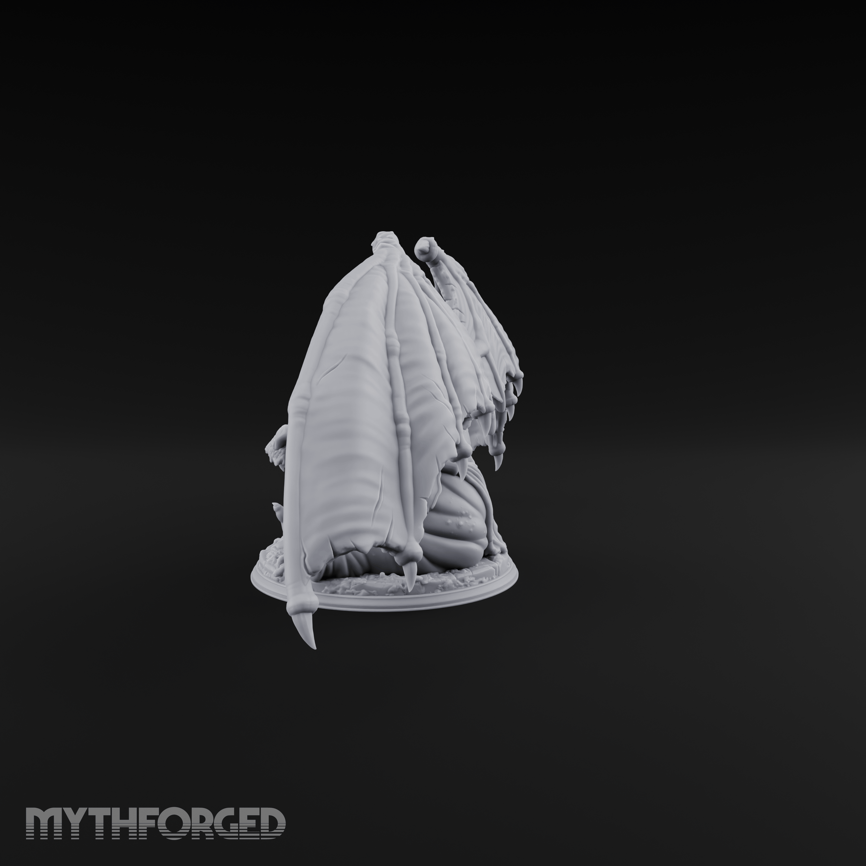 Wings Spread Wide Demon Lord