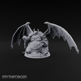 Wings Spread Wide Demon Lord Miniature for Dungeons and Dragons, Pathfinder or other TTRPGs
