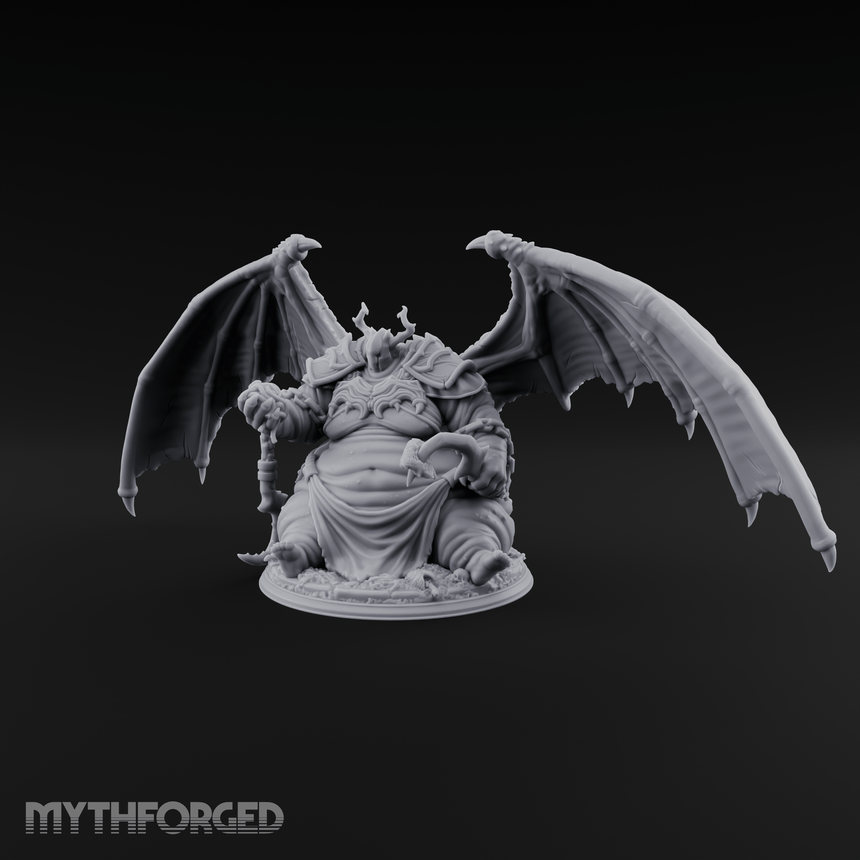 Wings Spread Wide Demon Lord