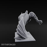 Body Coiling Koi Dragon Miniature for Dungeons and Dragons, Pathfinder or other TTRPGs