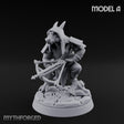 Bolt And Arrow Loosing Kobold Scout A Miniature for Dungeons and Dragons, Pathfinder or other TTRPGs