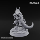 Bolt And Arrow Loosing Kobold Scout A Miniature for Dungeons and Dragons, Pathfinder or other TTRPGs