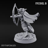 Bolt And Arrow Loosing Kobold Scout B Miniature for Dungeons and Dragons, Pathfinder or other TTRPGs