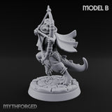 Bolt And Arrow Loosing Kobold Scout B Miniature for Dungeons and Dragons, Pathfinder or other TTRPGs
