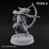 Bolt And Arrow Loosing Kobold Scout B Miniature for Dungeons and Dragons, Pathfinder or other TTRPGs