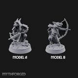 Bolt And Arrow Loosing Kobold Scouts Miniature for Dungeons and Dragons, Pathfinder or other TTRPGs