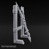 Bolt-Banded Polearm-Stacked Tribal Spear Rack gallery 3