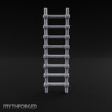 Bolt-Jointed Plank-Runged Wooden Ladder Miniature for Dungeons and Dragons, Pathfinder or other TTRPGs