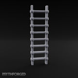 Bolt-Jointed Plank-Runged Wooden Ladder Miniature for Dungeons and Dragons, Pathfinder or other TTRPGs