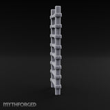 Bolt-Jointed Plank-Runged Wooden Ladder Miniature for Dungeons and Dragons, Pathfinder or other TTRPGs