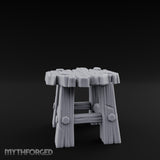 Bolt-Jointed Splinter-Topped Tavern Stool gallery 1