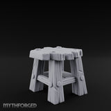 Bolt-Jointed Splinter-Topped Tavern Stool gallery 2