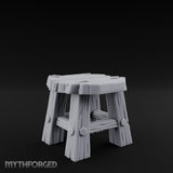 Bolt-Jointed Splinter-Topped Tavern Stool gallery 4