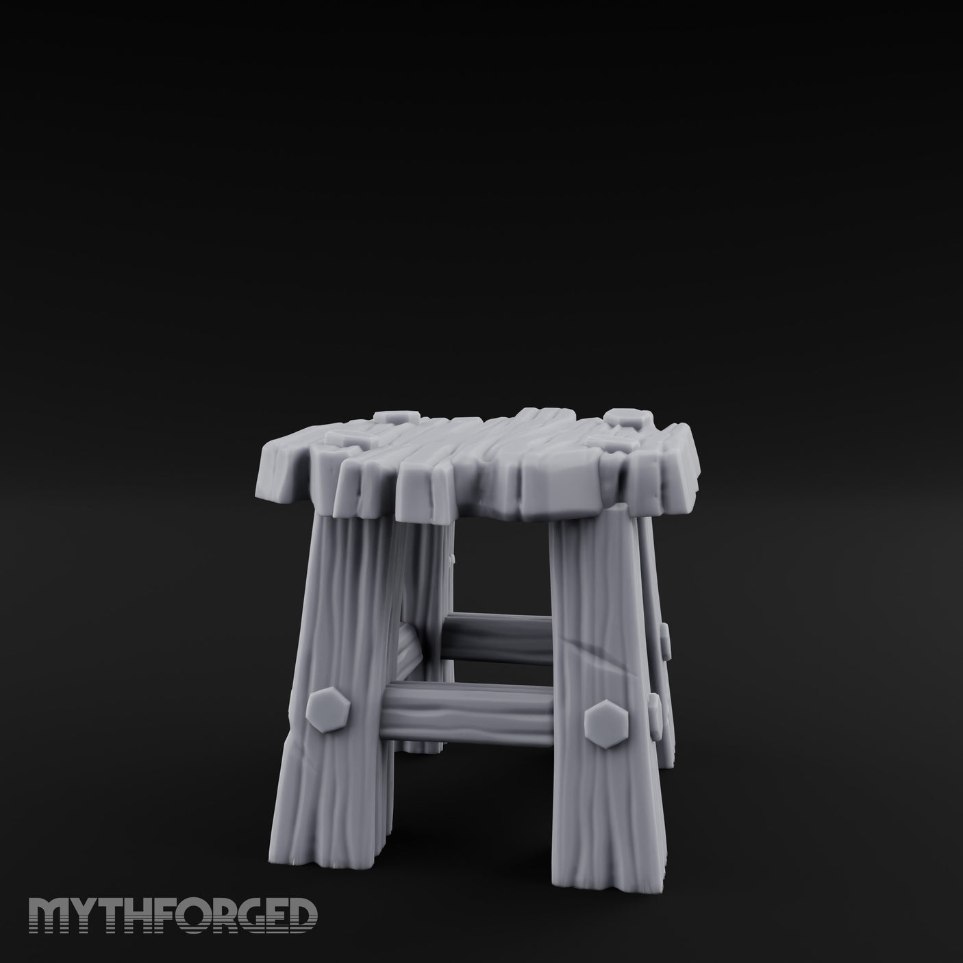 Bolt-Jointed Splinter-Topped Tavern Stool gallery 9